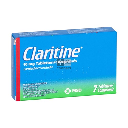 Claritine Comprimes  7 x 10 Mg