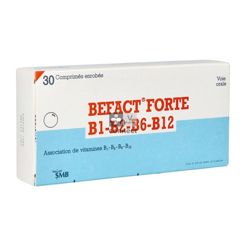 Befact Forte B1-B2-B6-B12 Comprimés 30