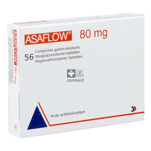 Asaflow 80mg Maagsapres Comp Bli 56x 80mg