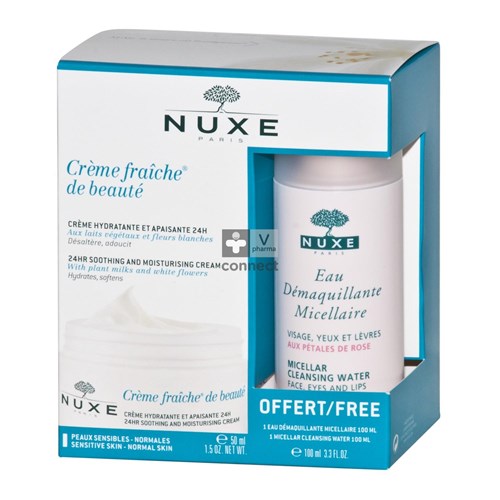 Eau Démaquillante Micellaire Nuxe 50ml - Pour Peau Sensible, Senteur Rose - Neuf Sous Emballage