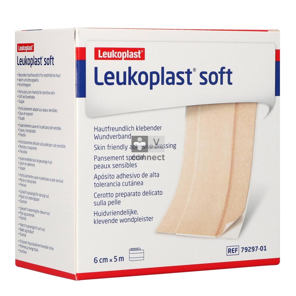 Leukoplast Soft 5mx6cm 1