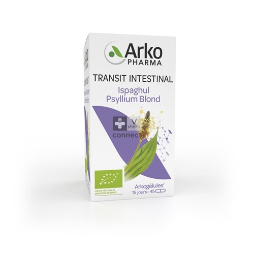 Arko Ispaghul Psyllium Blond Bio 45 gélules