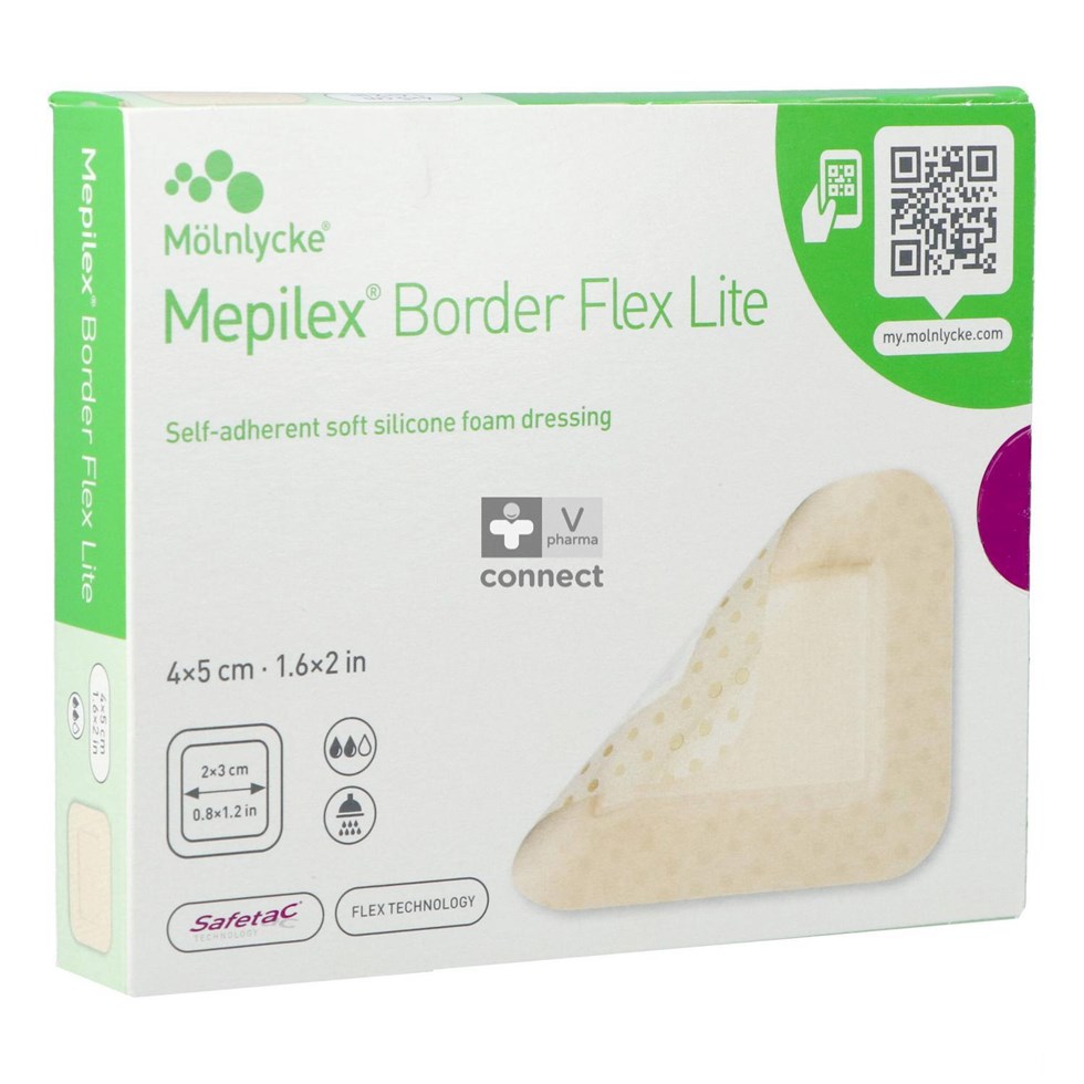 Mepilex Border Flex Lite 4 X 5Cm 10