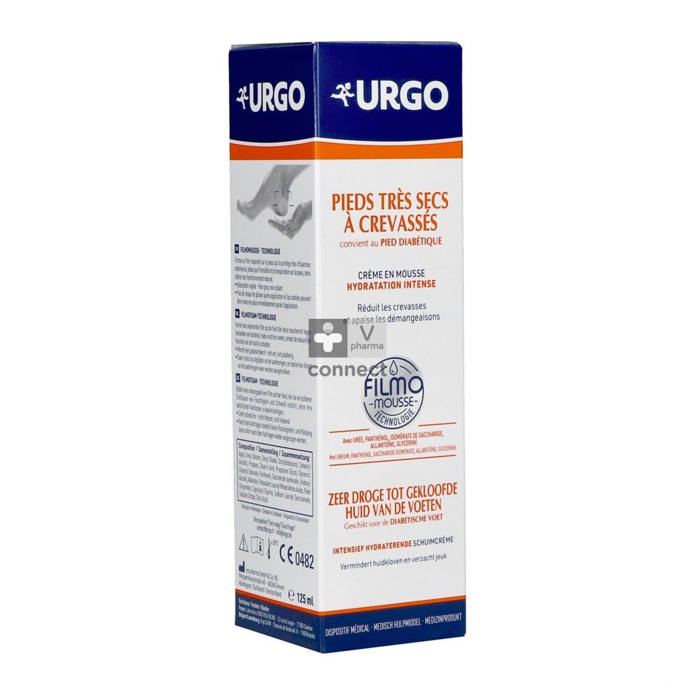 Urgo Pieds Tres Secs Mousse 125 ml