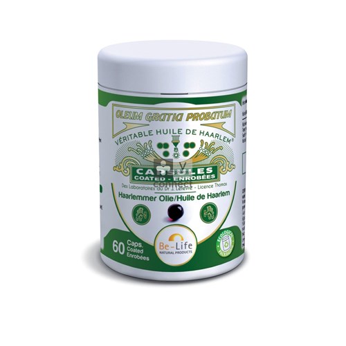 Be-Life Huile De Haarlem 60 Capsules Enrobées