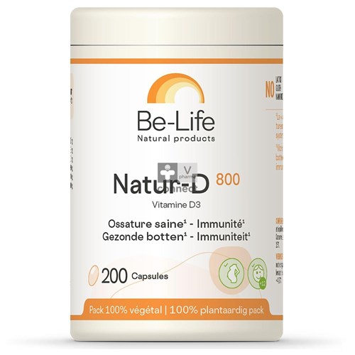 Be-Life Natur D 800 IE 200 capsules