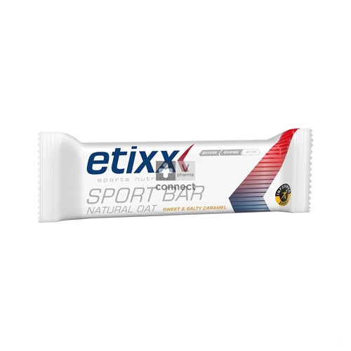 Etixx Natural Oat Bar Sweet&salty Caramel 12x55g