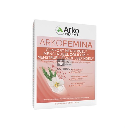 Arko Femina Confort Menstruel 30 Comprimés