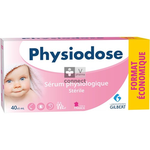 Physiodose Serum Fysio Ud Ster 40x5ml 608099