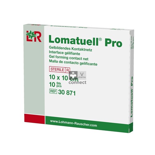 Lomatuell Pro Kompres Ster 10x10cm 10 30871