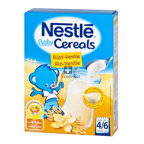 Nestle Baby Cereals Rijst-vanille 500g