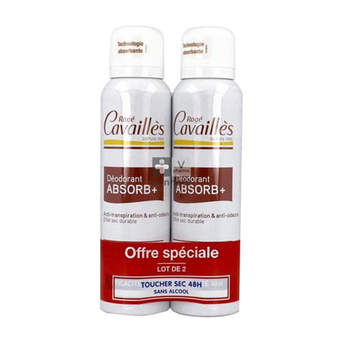 Roge Cavailles Deodorant Vrouw Spray 2x150ml