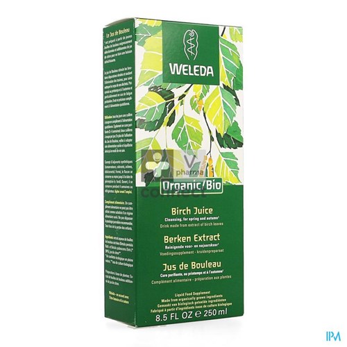 Weleda Jus De Bouleau Bio  250 ml