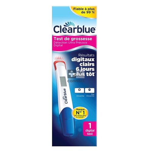 Clearblue Zwangerschapstest Digitaal Ultravroeg 1