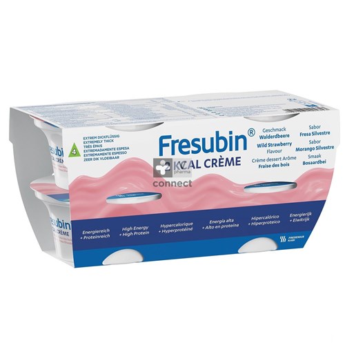 Fresubin 2Kcal Crème Fraise des Bois 4 x 125 g