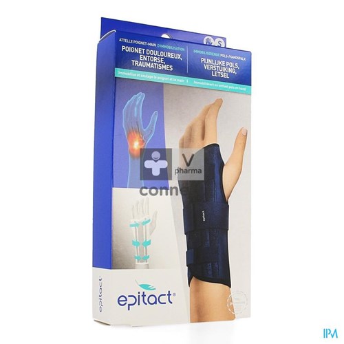 Epitact Attelle Poignet Main Immobilisation Gauche S