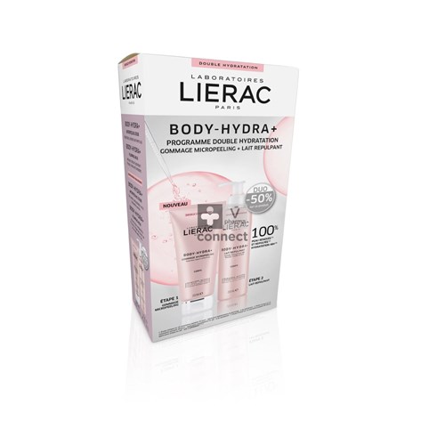 Lierac Duo Body Hydra + Gommage 200 ml + Hydra Lait 200 ml