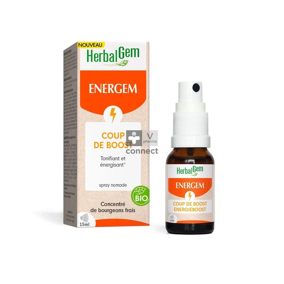 Herbalgem Energem Energieboost Spray 15ml