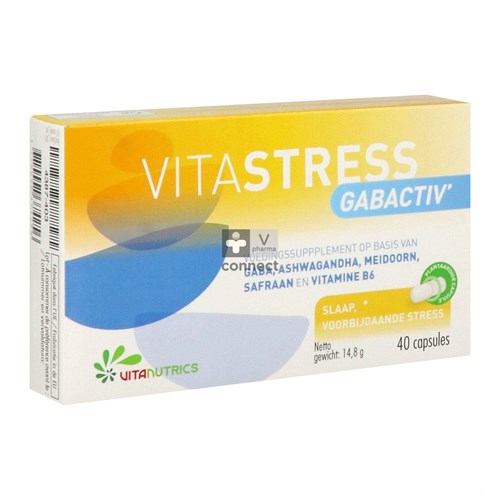 Vitanutrics Vitastress Gabactiv 40 Capsules