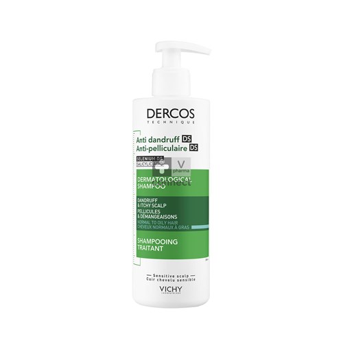 Vichy Dercos Antiroosshampoo Vet haar 400 ml