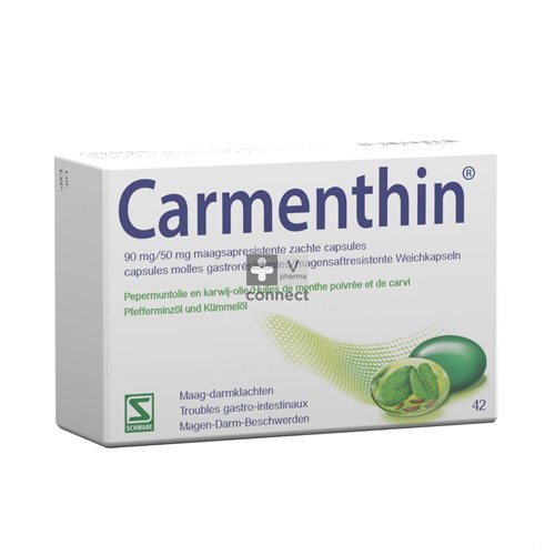 Carmenthin® 42 Maagsapresist. Zachte Capsules 