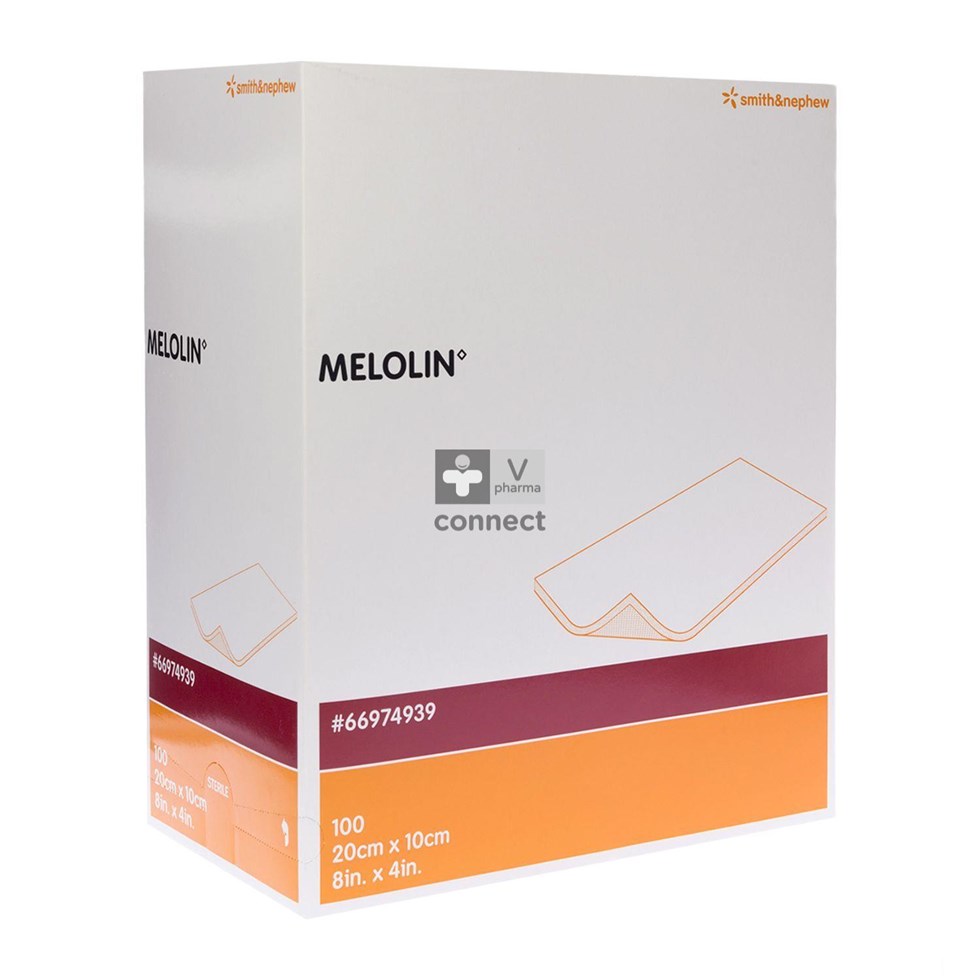 Melolin Kp Ster 10x20cm 100 66974939