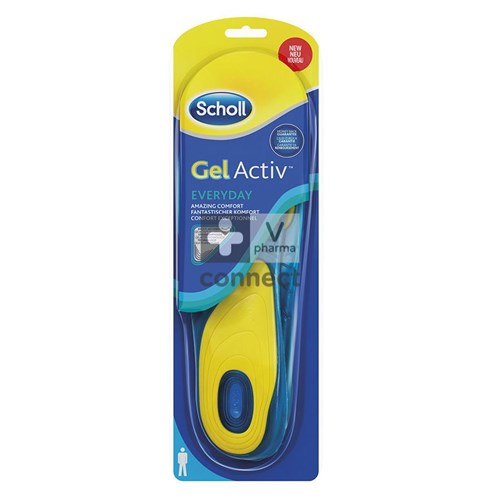 Scholl Semelle Activgel Homme Quotidien 2 Pièces