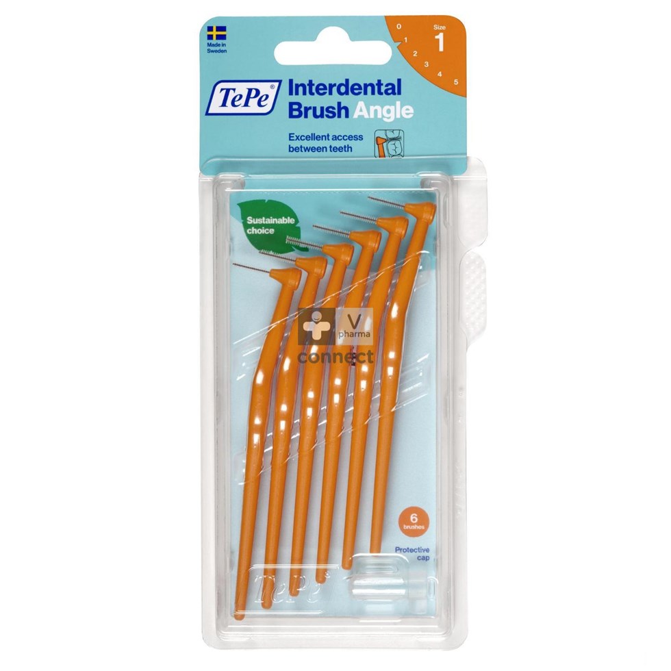 Tepe Angle Interdent.ragers Oranje 0,45mm 6 154620