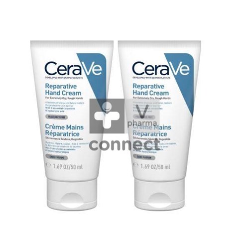 Cerave Creme Mains  2 X 50ml