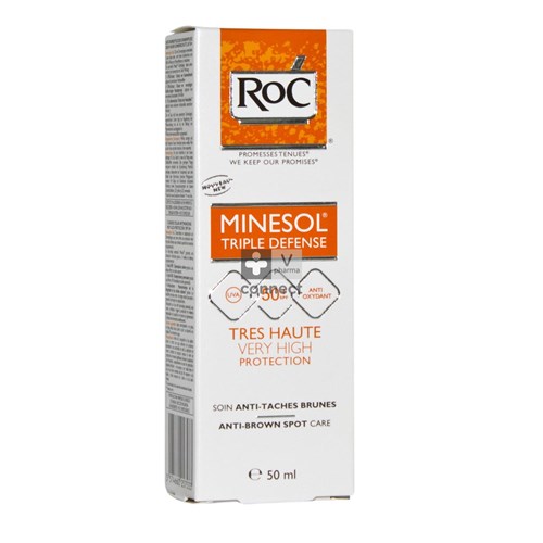 Roc Minesol Creme Anti Taches Brunes Spf50 50ml