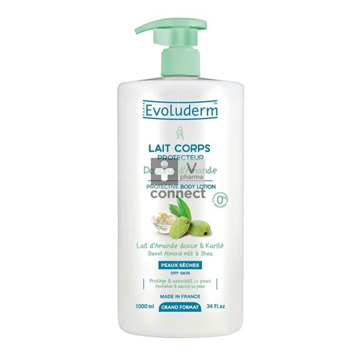 Evoluderm Douceur Amande Lait Corps Protecteur 1 L