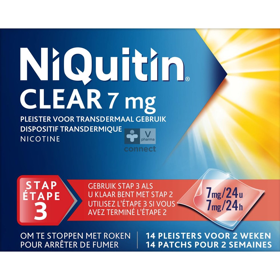 Niquitin Clear Patches 14 X 7mg