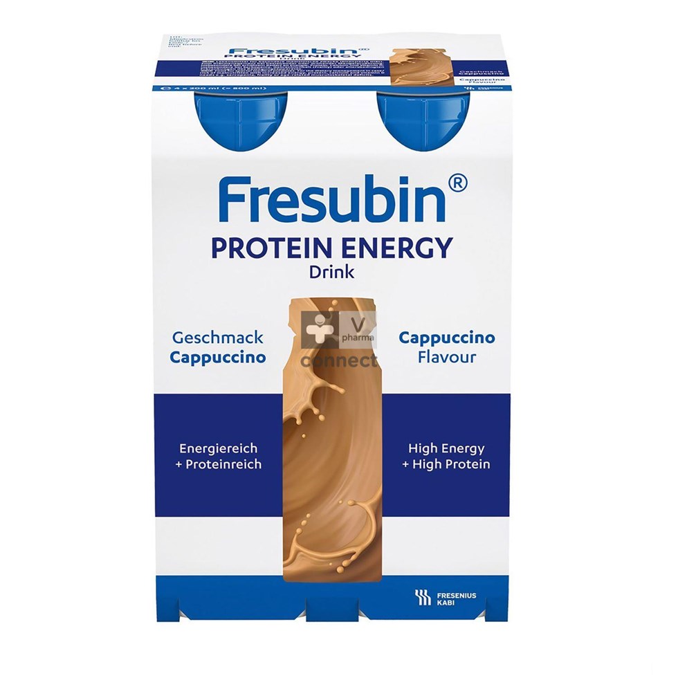 Fresubin Protein Energy Drink Cappuccino 4 stuks