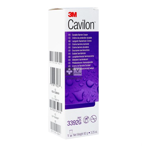 Cavilon Crème de Protection Cutanée Longue Durée 92 g