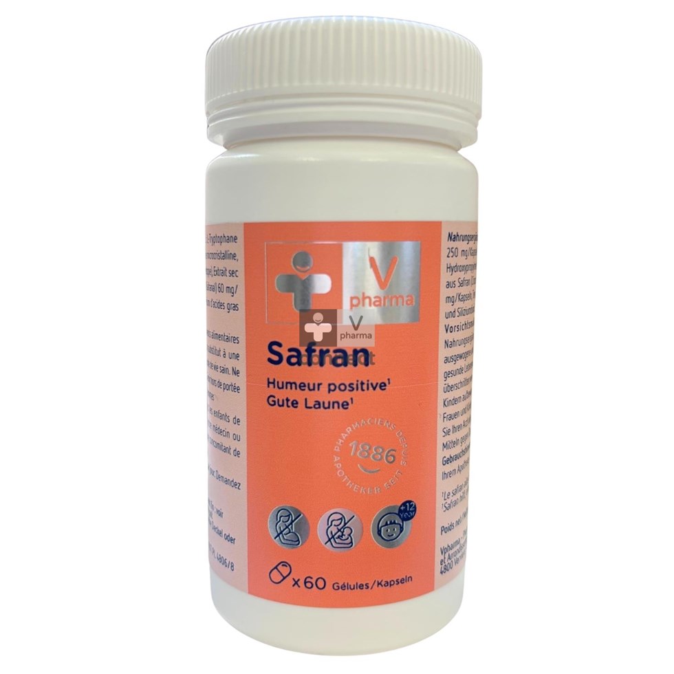 Vpharma Nutrition Safran 60 gélules