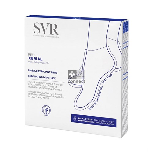 SVR Xerial Peel Masque Exfoliant Pieds 2 x 20 ml
