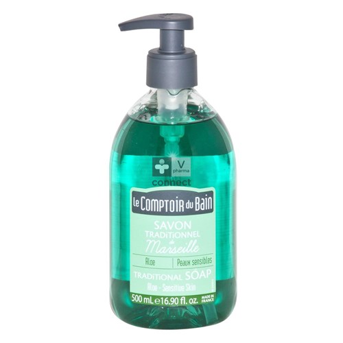 Le Comptoir du Bain Savon Marseille Aloe 500 ml