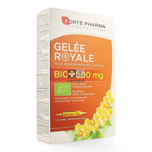 Forté Pharma Koninginnengelei Bio 2000 mg 20 ampullen