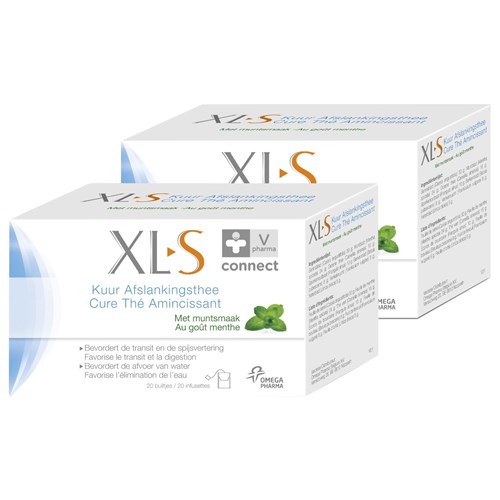 Xls Cure Thé Amincissant Menthe 2 x 20 Sachets