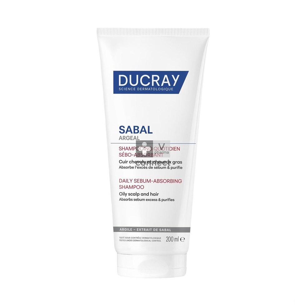 Ducray Sabal Argeal Dag. Sh Talgabsorberende 200ml