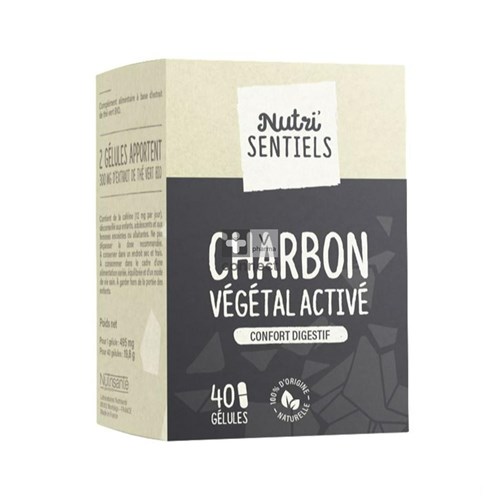 Nutrisante Charbon Végétal 40 Gelules