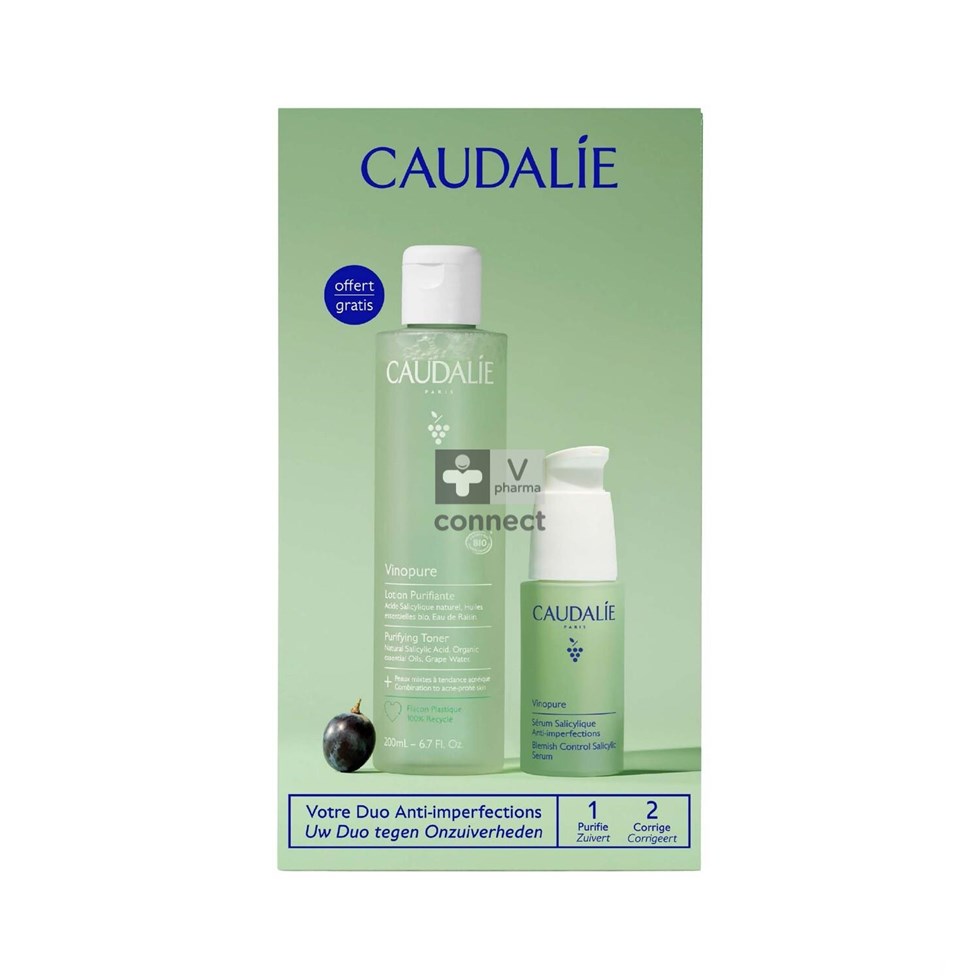 Caudalie Coffret Vinopure Sérum & Lotion 2026