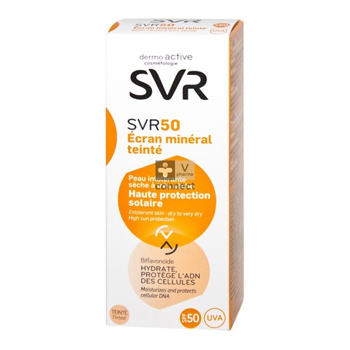 Svr 50 Ecran Mineral Teint Creme Dh 50ml