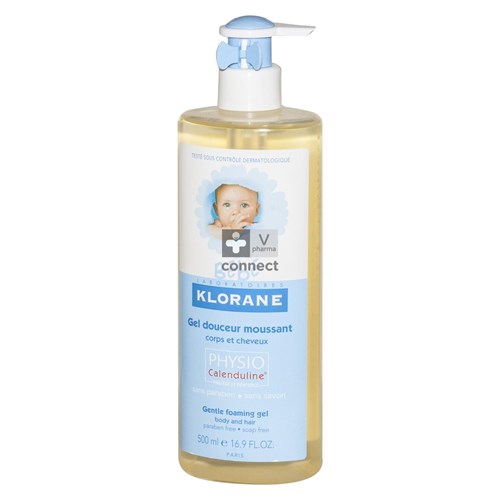Klorane Bébé Gel Douceur Moussant Corps et Cheveux 500 ml