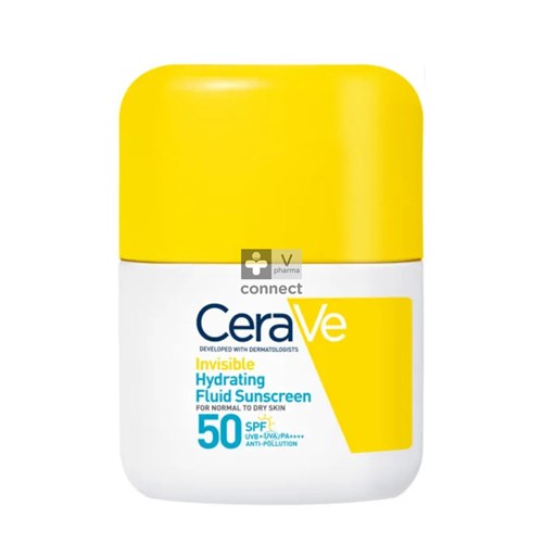Cerave Sun Zonne Fluide Hydra Onzichtb.spf50 50ml