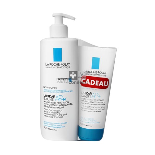 La Roche Posay Lipikar Baume Ap+M 400 ml + Syndet 100 ml Offert