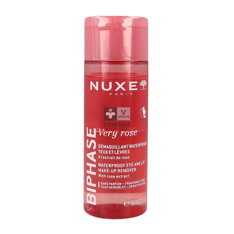 Nuxe Very Rose Demaq Waterproof Biphase Yeux 100Ml