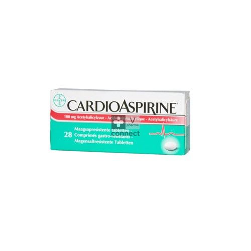 Cardioaspirine 100 mg 28 Comprimés