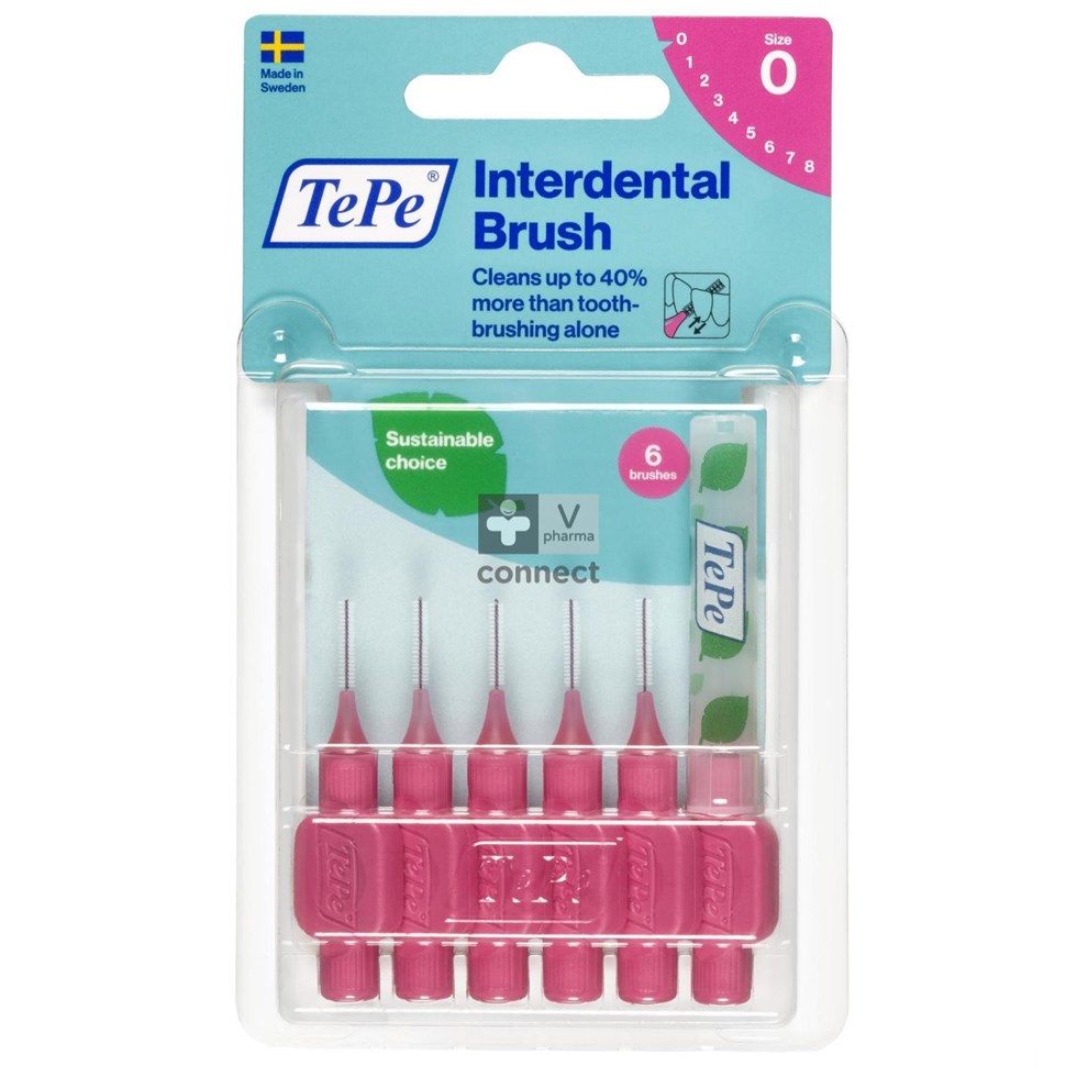 Tepe Interdental Brush 0,40mm Pink 6