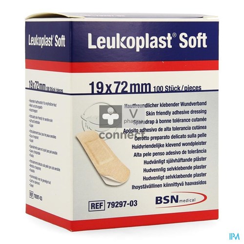 Leukoplast Soft 19x72mm 100